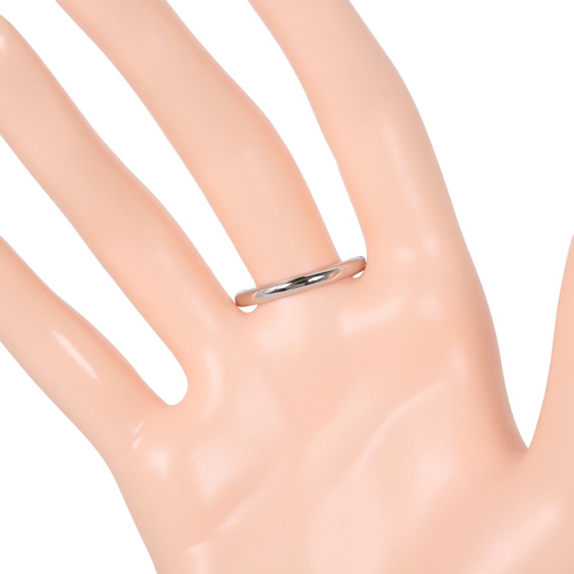 쇼메 리앙 다무르 플래티넘 다이아몬드 웨딩 밴드 파베 반지 53호 082 상품이미지7