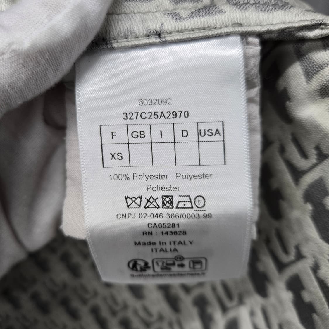 디올 오블리크 후드 바람막이 자켓 오버핏XS 상품이미지6