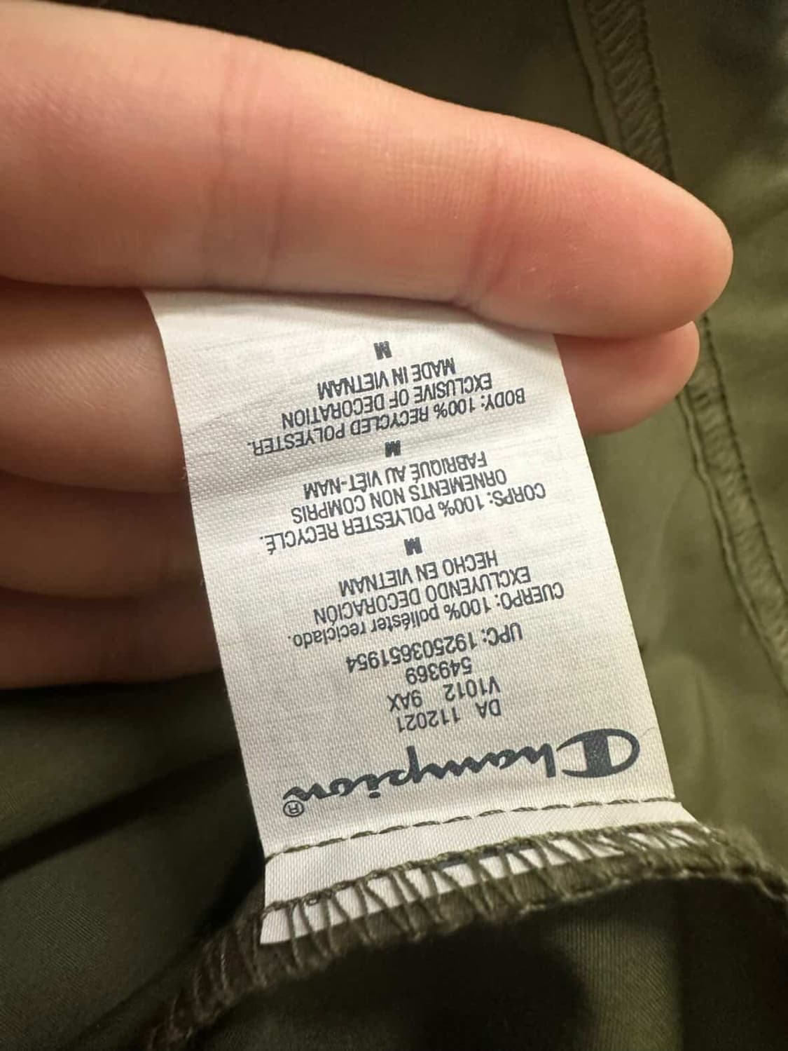 챔피온 카기 아노락 반집업 바람막이  상품이미지4