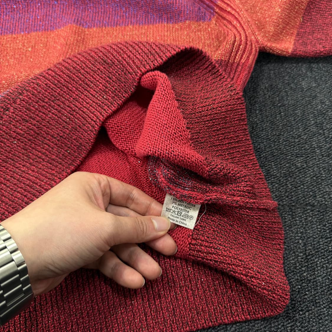 드리스반노튼 메탈릭 니트  상품이미지10