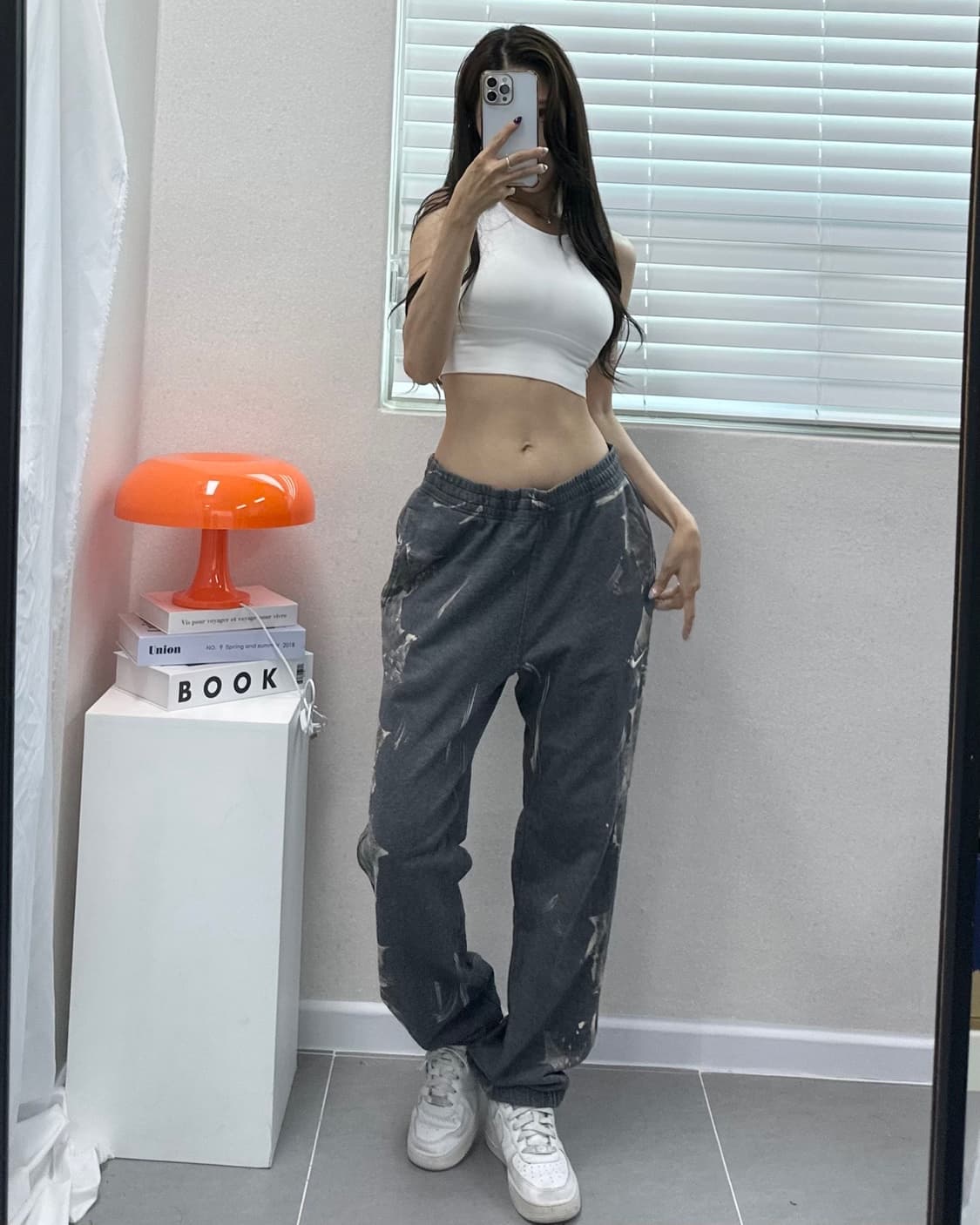 (L)나이키 커스텀 팬츠-M745 상품이미지2