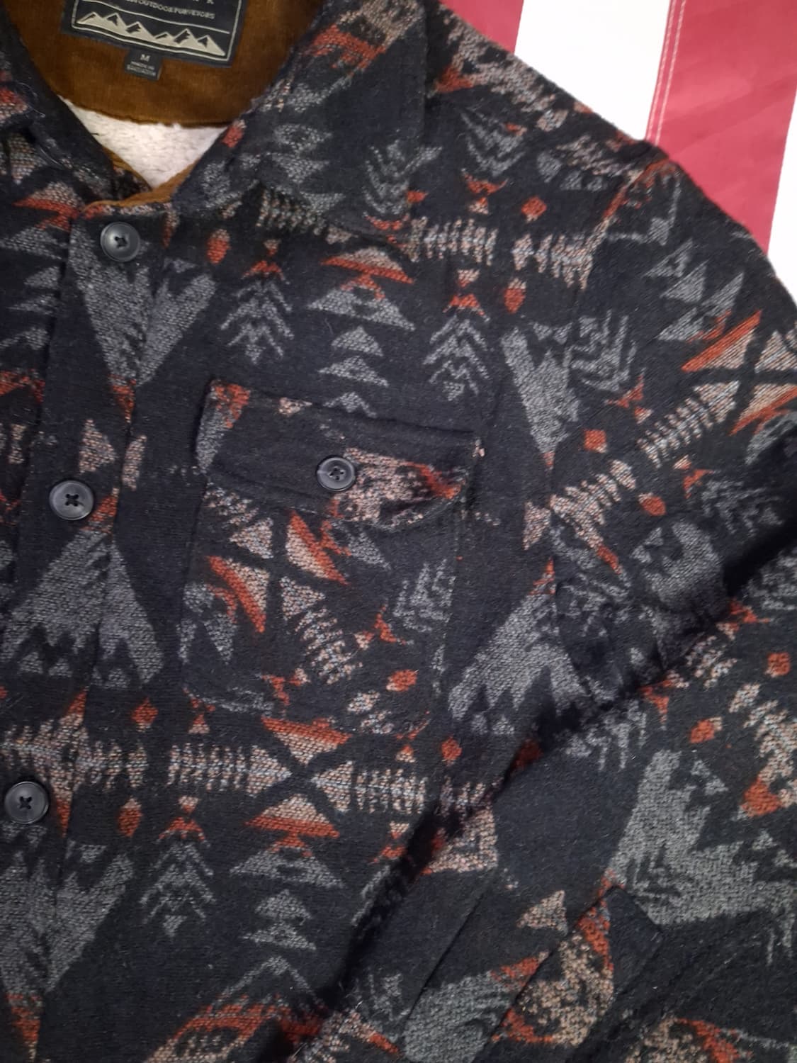 오리지날 JACHS 아즈텍 나바호 패턴 셔츠 자켓 상품이미지6
