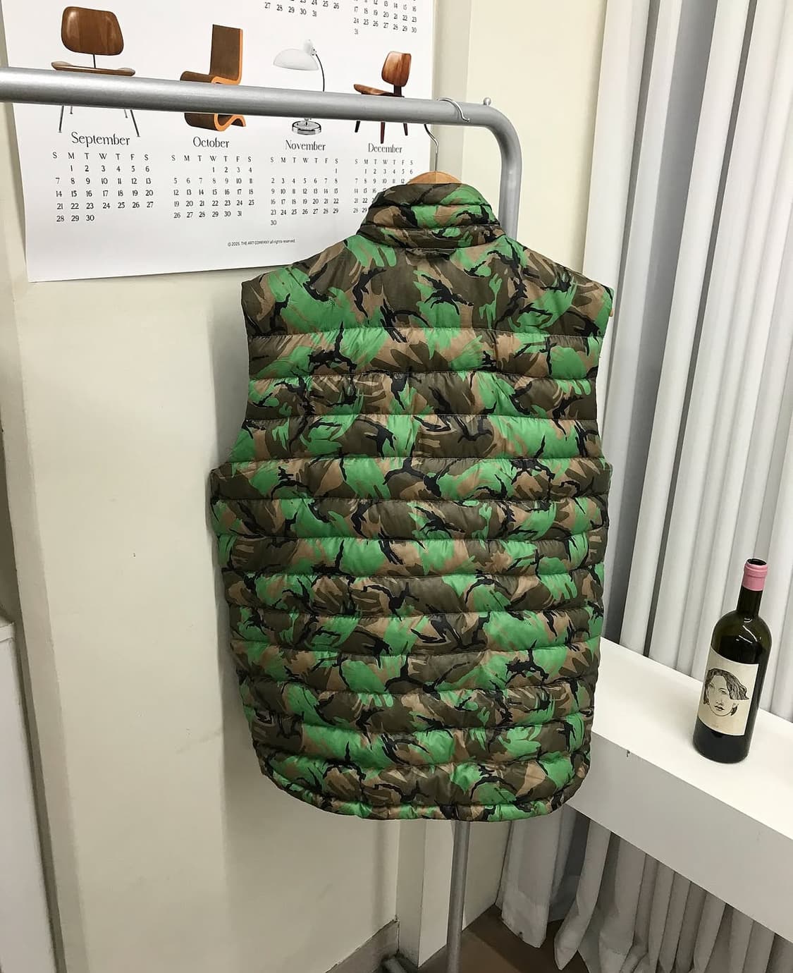 컬럼비아 구스다운 카모 패딩 조끼 베스트 상품이미지4