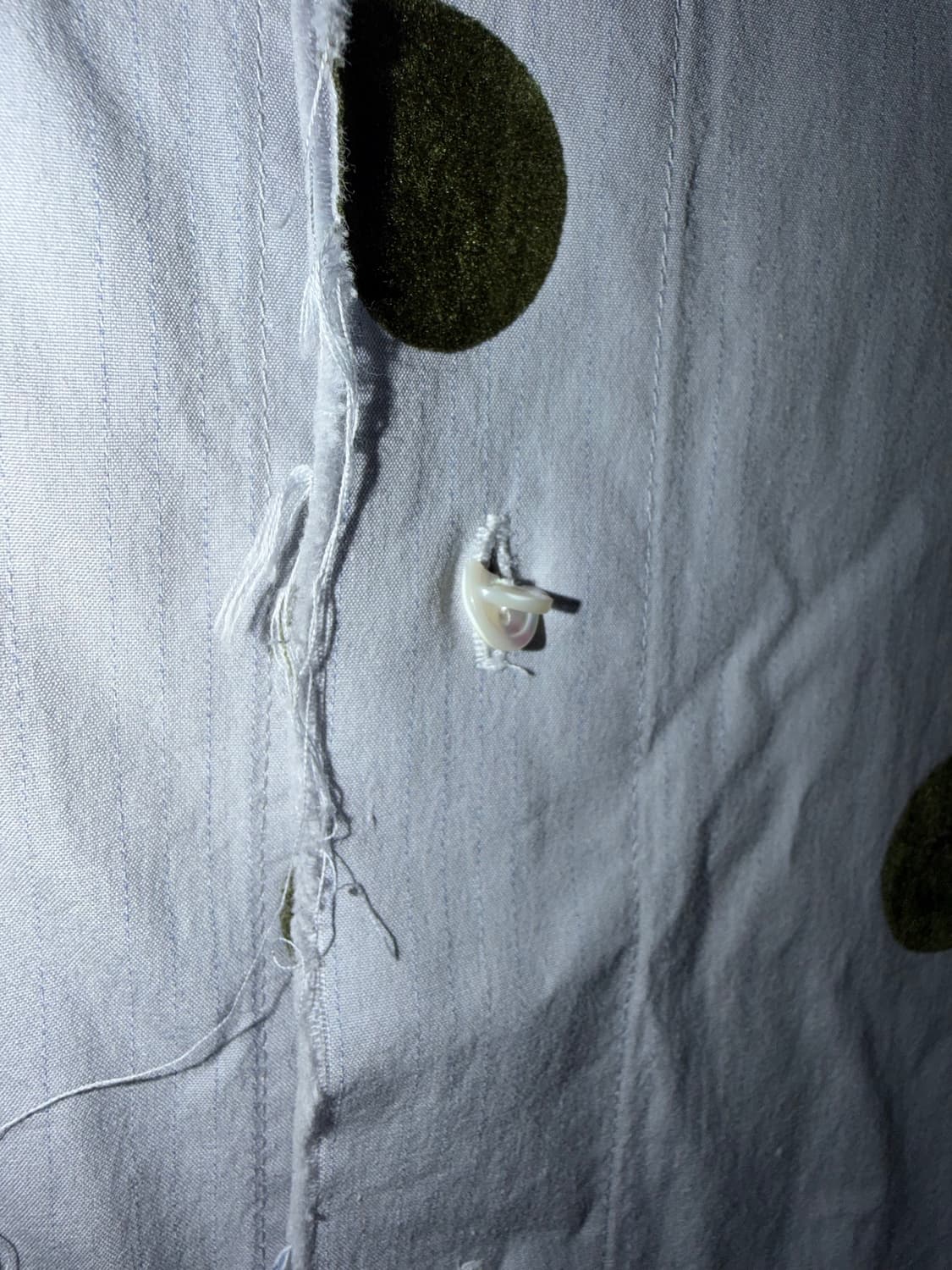 Yoji Yamamoto damaged dot shirt 상품이미지4