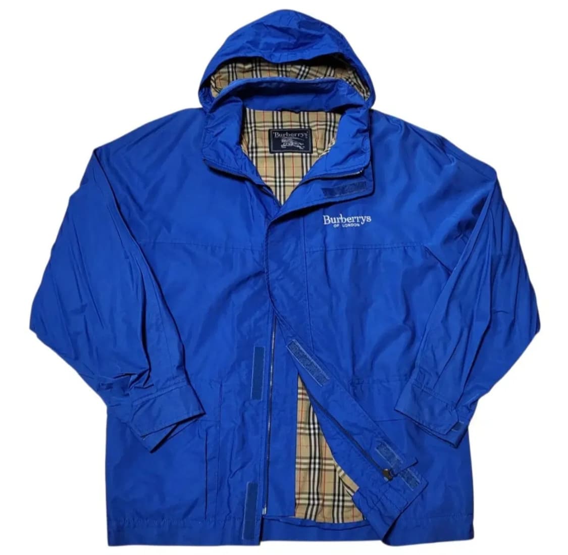 (실측 XL) 80s 버버리아카이브 바람막이 버버리폴리쉘 버버리코트 상품이미지2