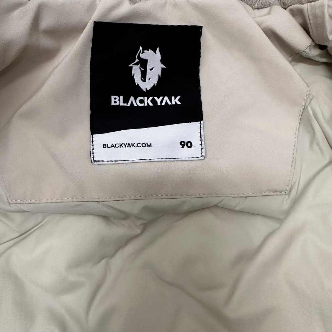 블랙야크 퀄팅 여성 구스다운 패딩 아이보리 90(S) 상품이미지10