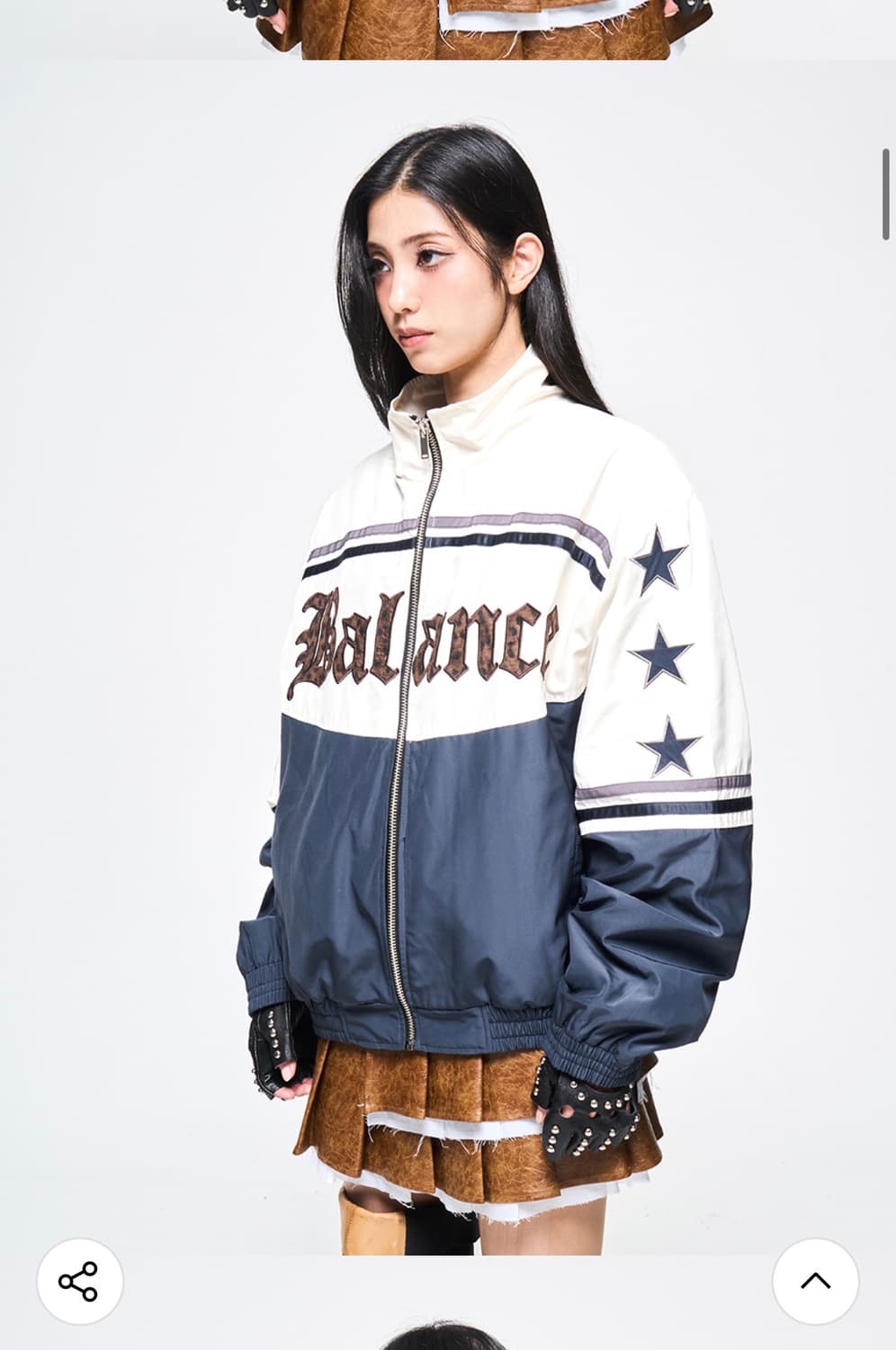 yeel balabce bomber jacket, ivory 상품이미지3