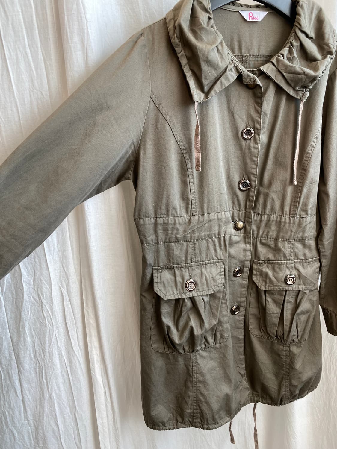 PALEO2 브라운카키 야상자켓(M) 상품이미지6