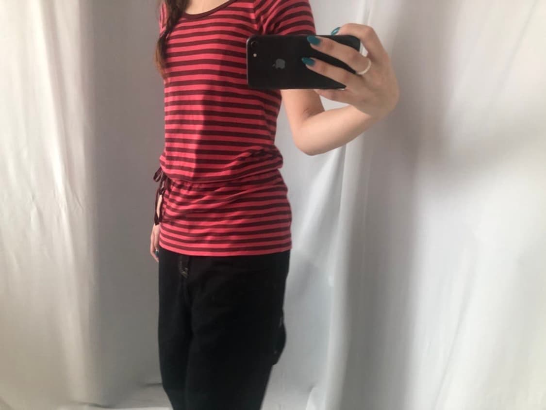 714. Uniqlo crimson stripe dress 상품이미지5