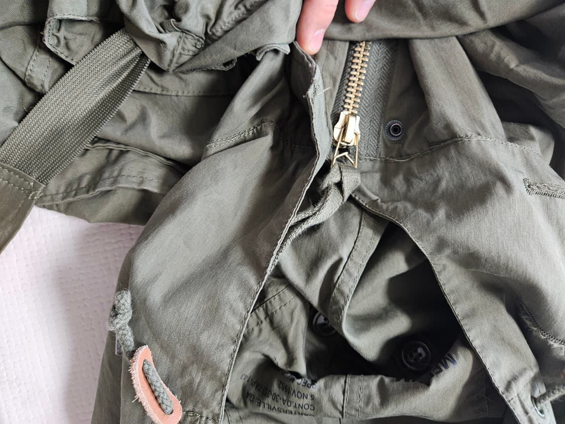 밀텍 m51 피쉬테일 파카 M 미군 개파카 상품이미지4