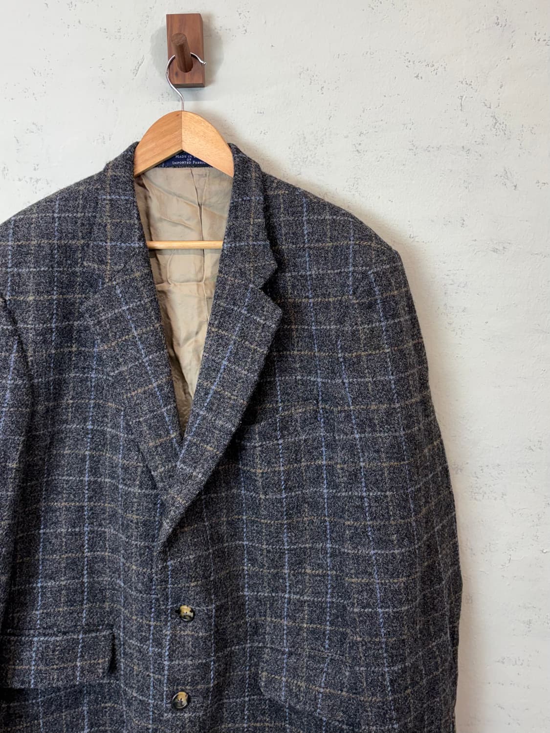 해리스트위드 USA 빈티지 체크 자켓 상품이미지2