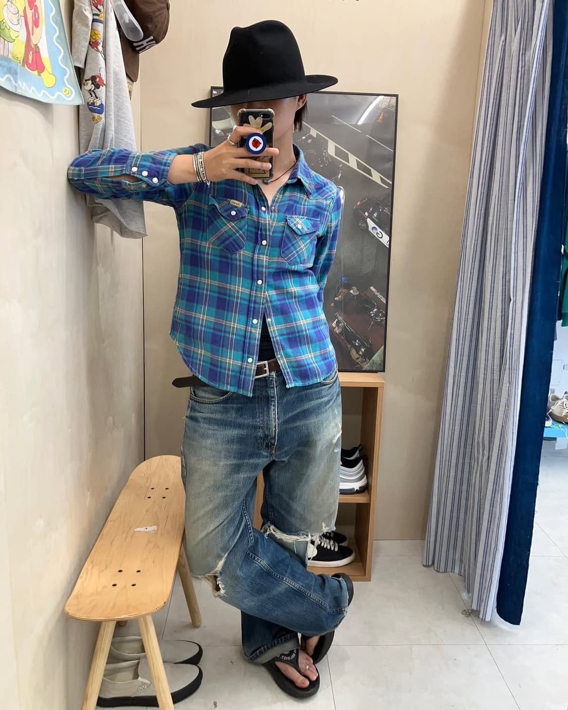 Wrangler western shirts 상품이미지1