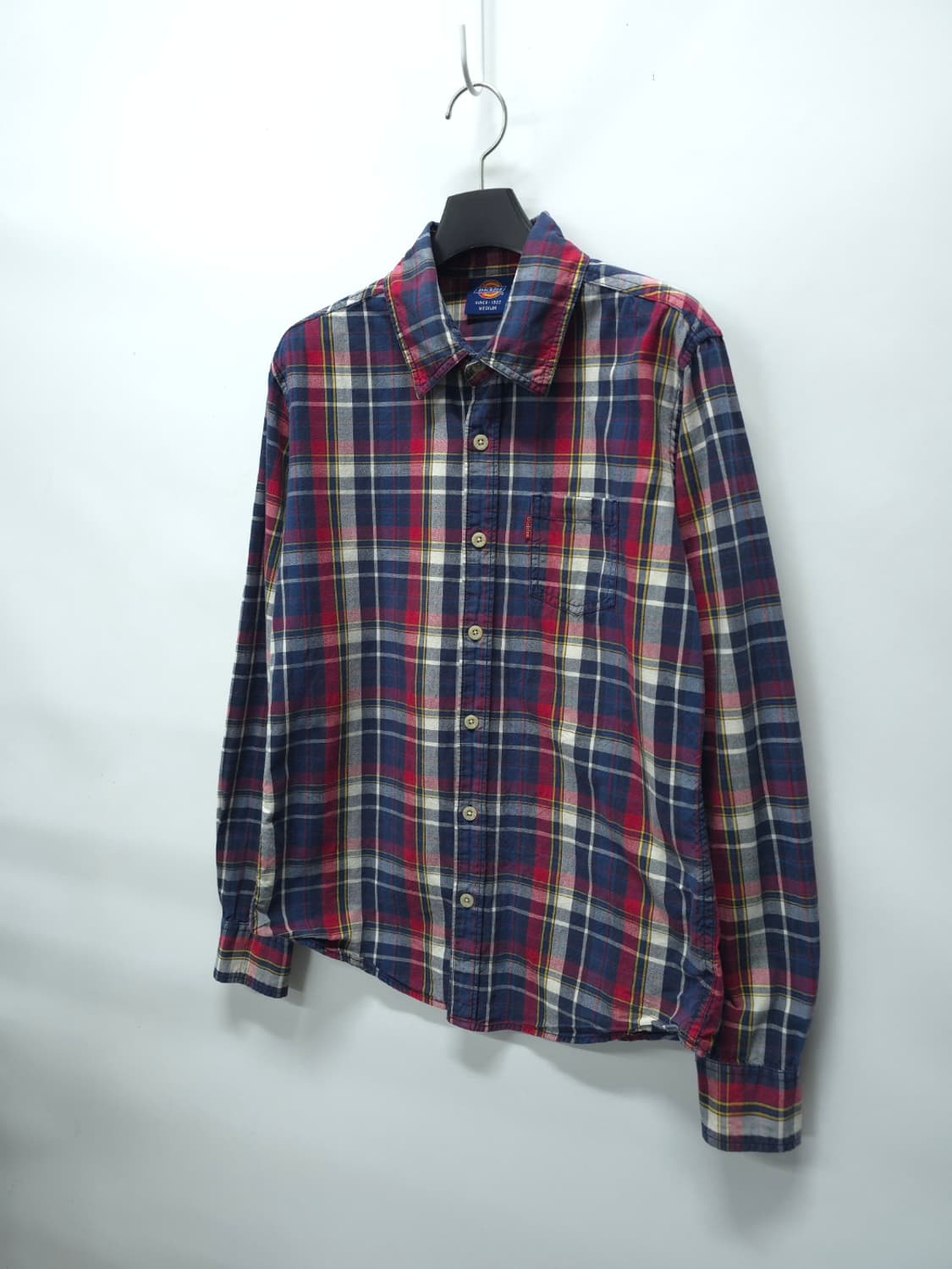 디키즈(DICKIES) 워싱 체크셔츠 (55~66) 상품이미지1