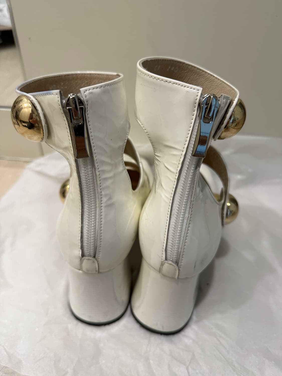 meno de mosso 메노드모쏘 화이트 메리제인힐 상품이미지4