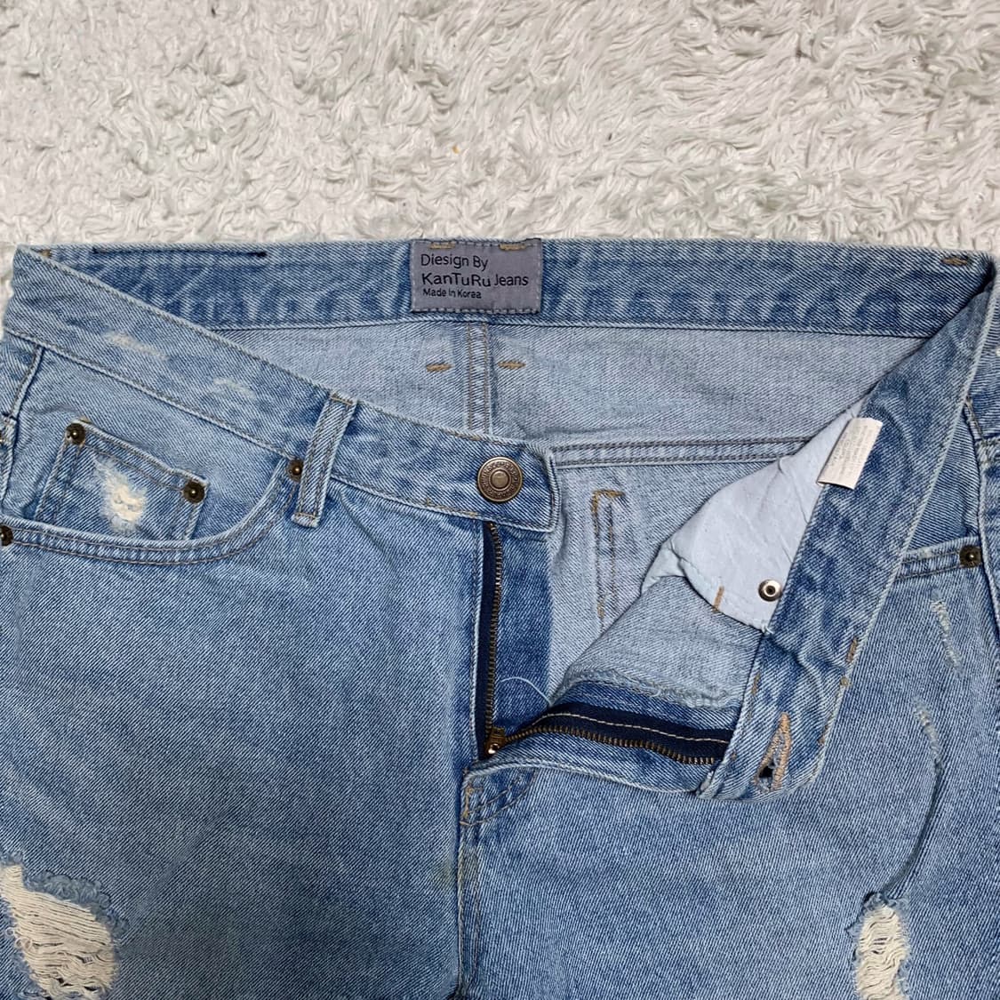 [34] Kanturu Jeans 테이퍼드핏 데님팬츠 상품이미지4