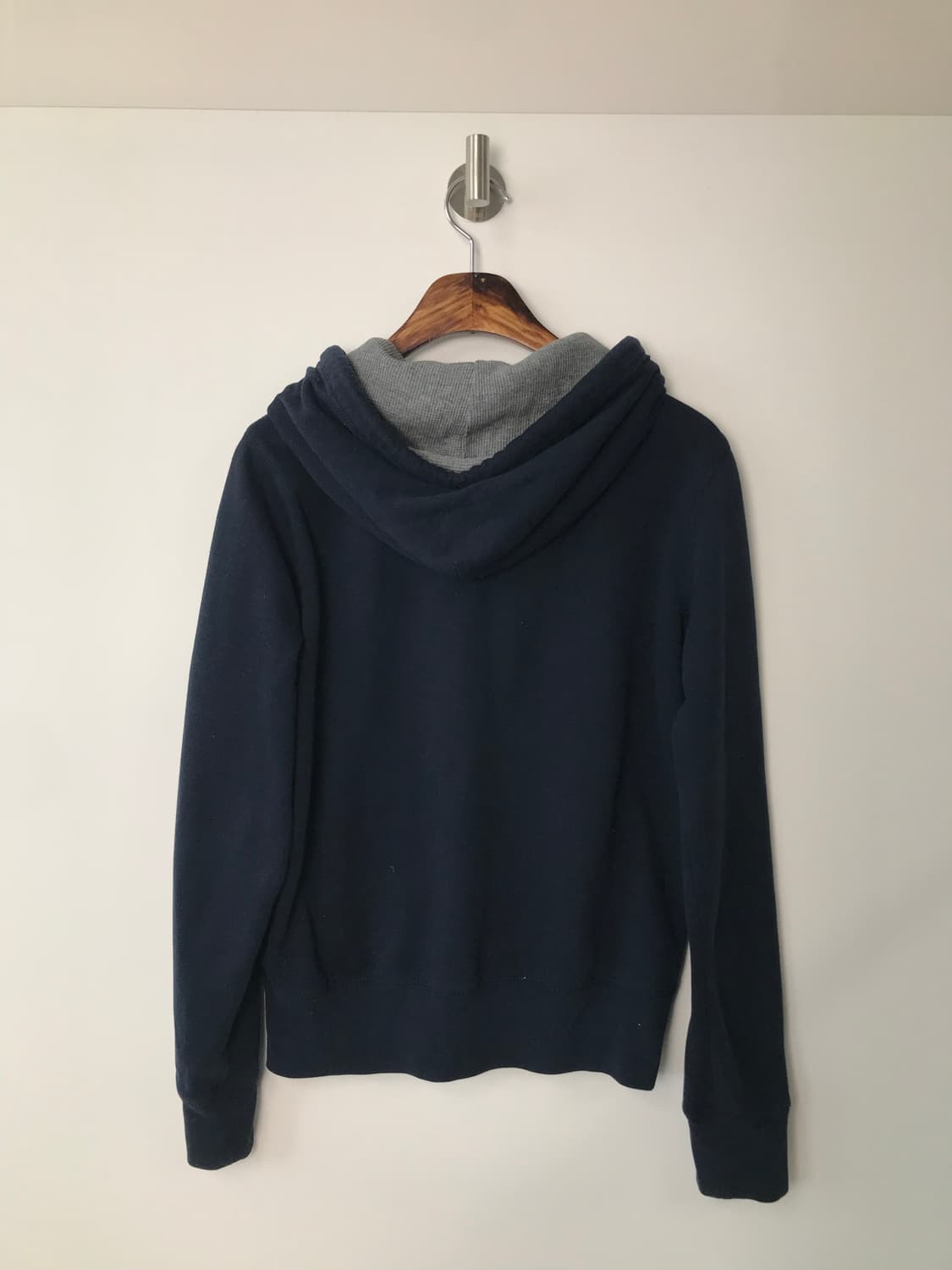 후아유 y2k 와투케 네이비 후드집업 상품이미지3