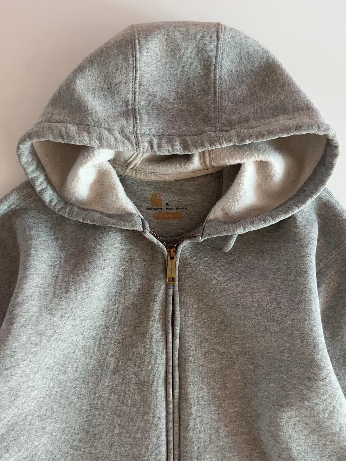 칼하트 그레이 후드집업 S 상품이미지3