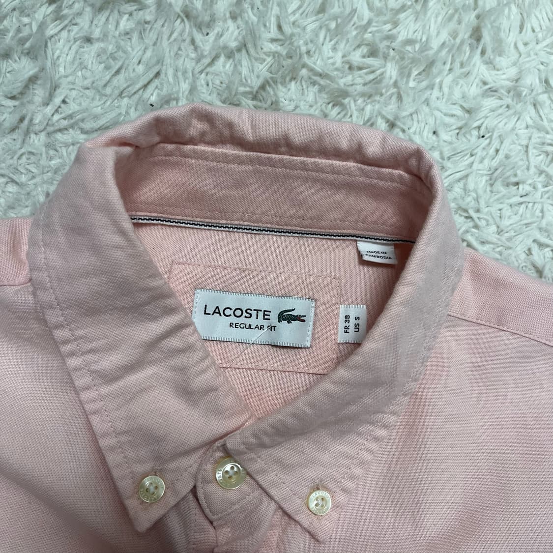 Lacoste pink shirt 상품이미지6