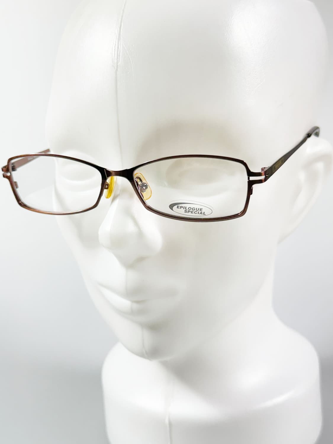 EPILOGUE 브라운 슬림 스퀘어 메탈 빈티지 안경 상품이미지8