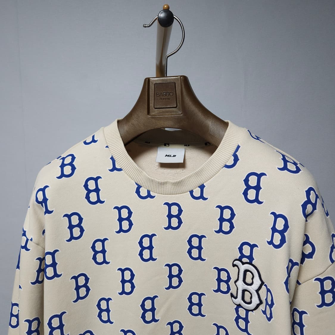 XL ) MLB 공용 모노그램 오버핏 맨투맨 상품이미지3