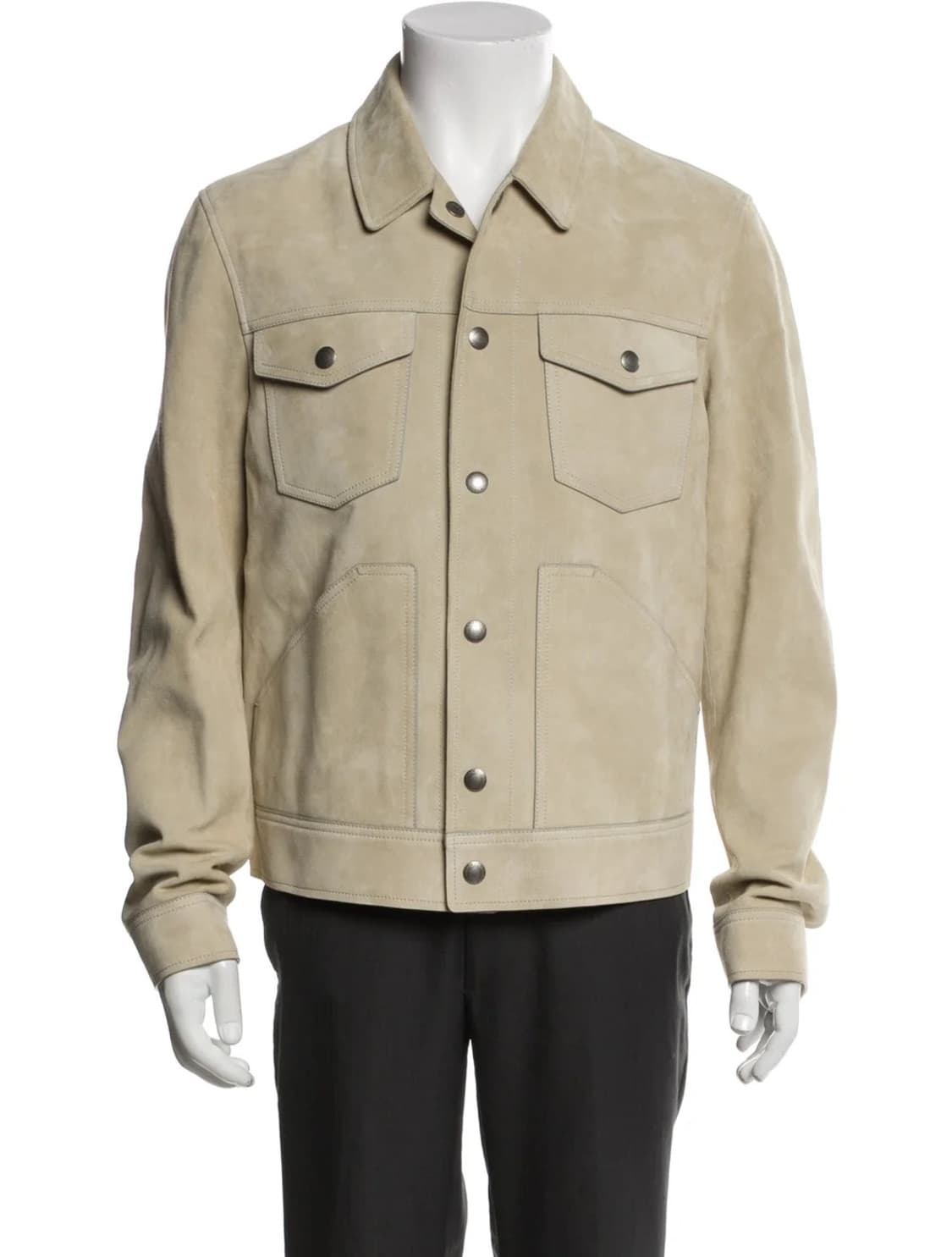 (A+/48) / 톰포드 베이지 버터리 스웨이드 웨스턴 자켓 상품이미지10