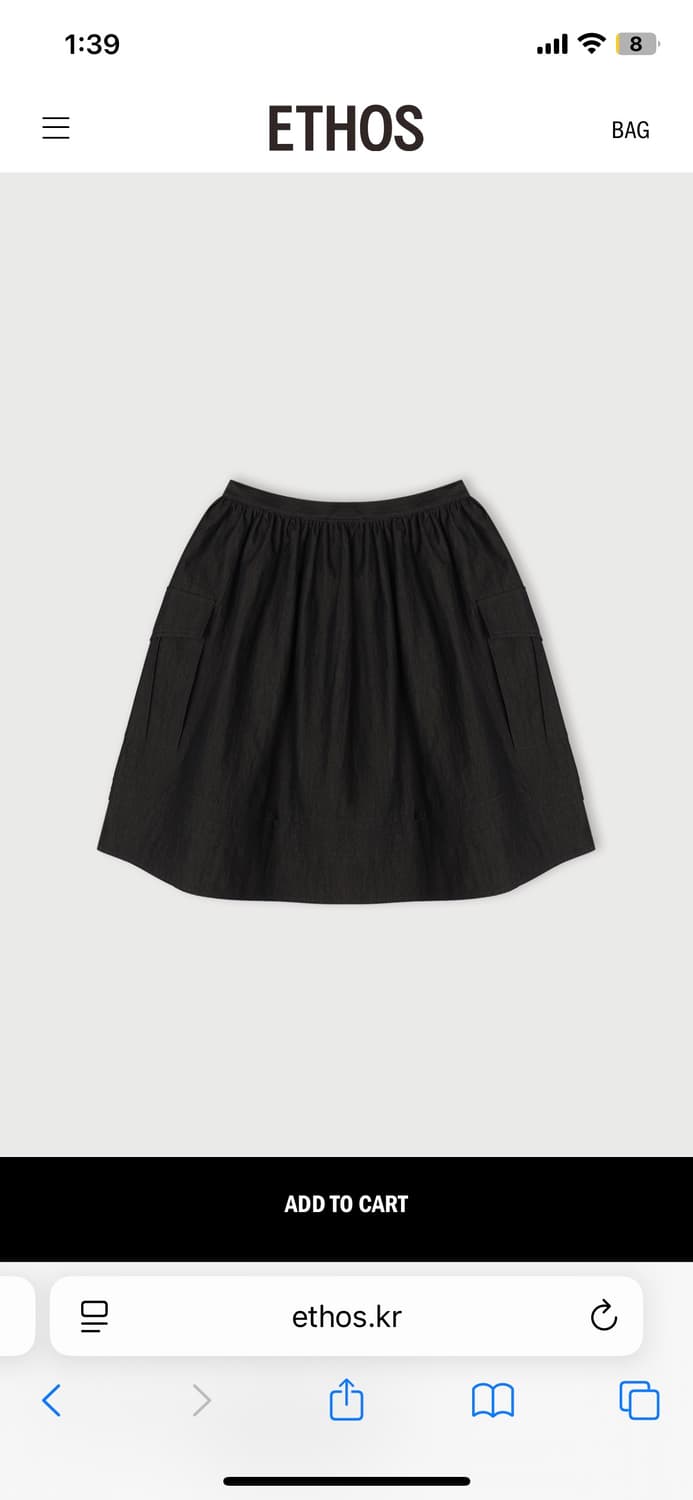 (새제품) 에토스 HILLS CARGO 스커트 상품이미지1