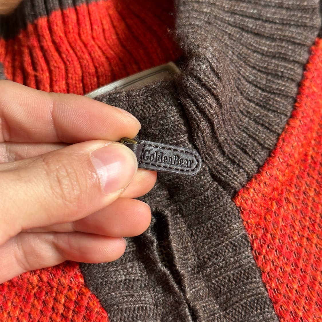 Golden bear quarter zip pullover sweater 상품이미지8