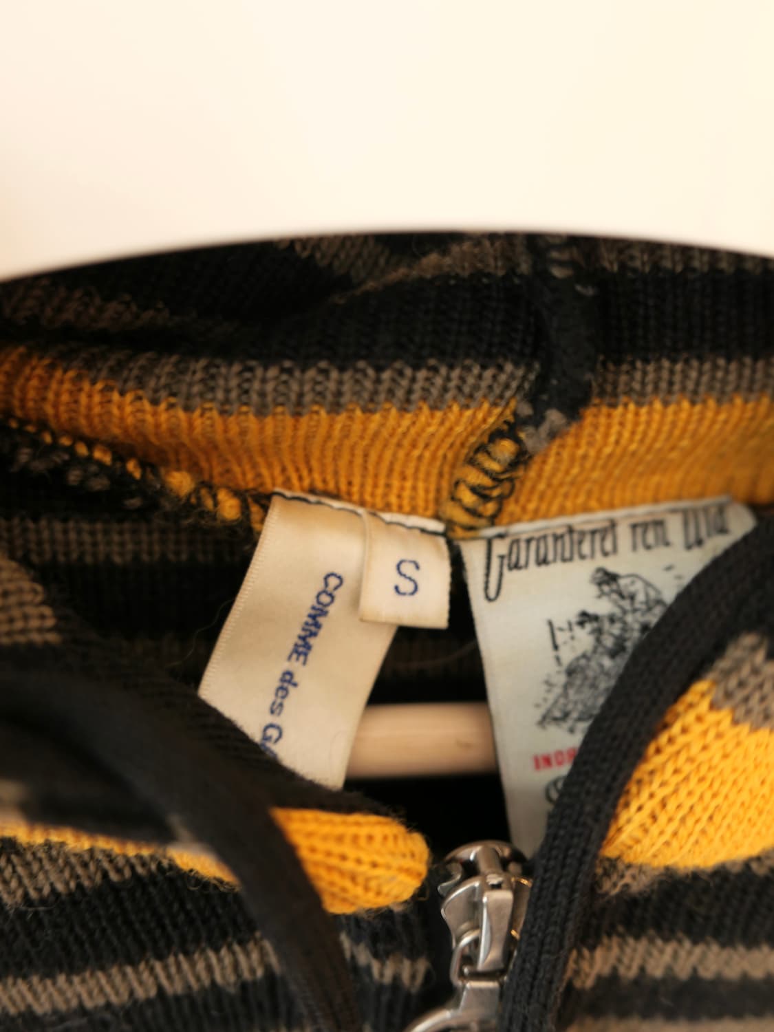 꼼데가르송 셔츠 스트라이프 니트 집업 상품이미지4