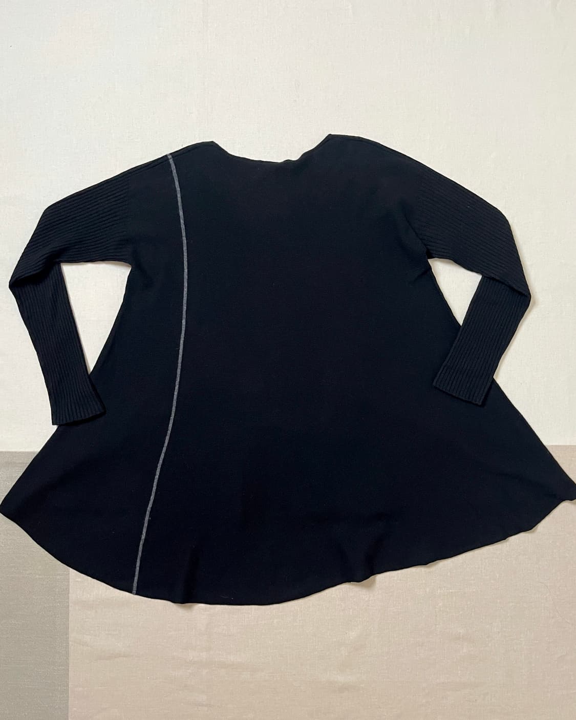 요지야마모토 플레어 롱 니트 yohji yamamoto y’s 비대칭 상품이미지5