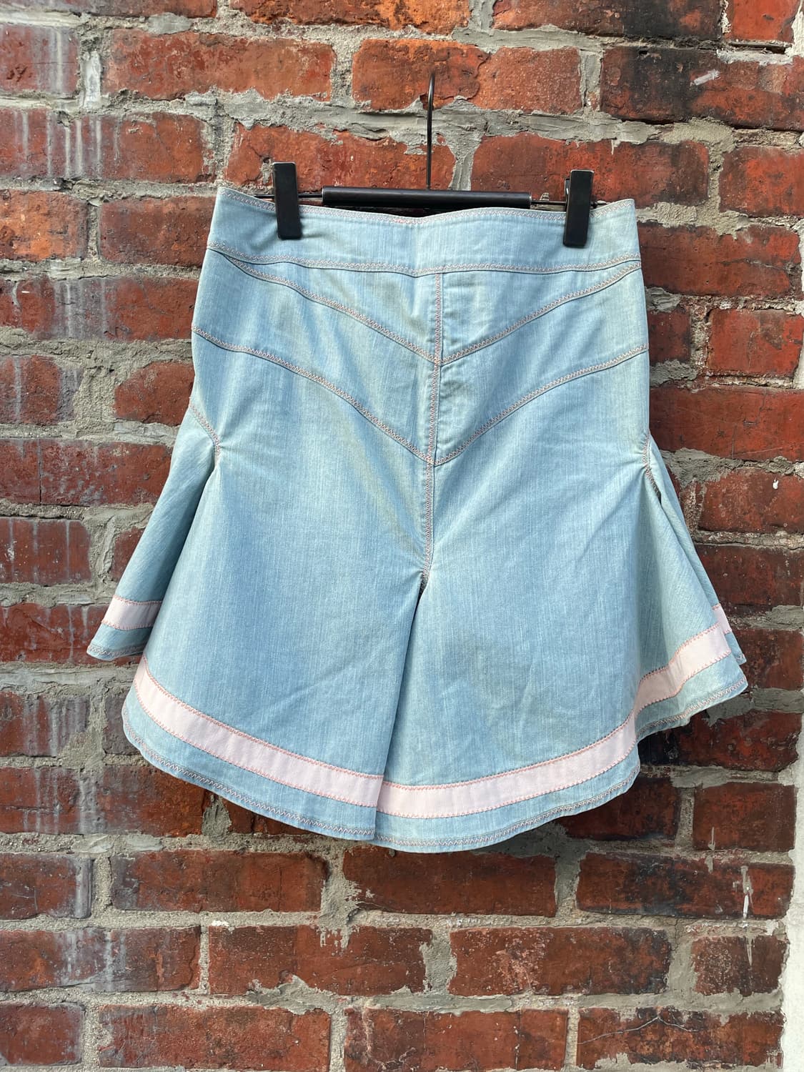 Just cavalli 레이스업 청스커트 상품이미지2