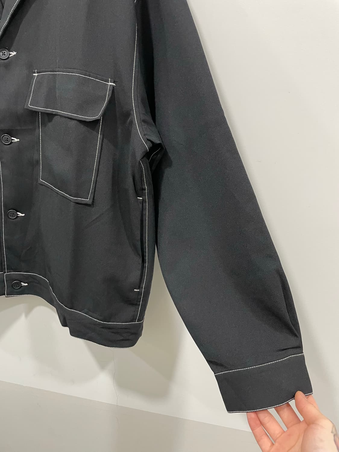 Beams heart 빔즈하트 스티치 유틸리티 셔츠 자켓 상품이미지8