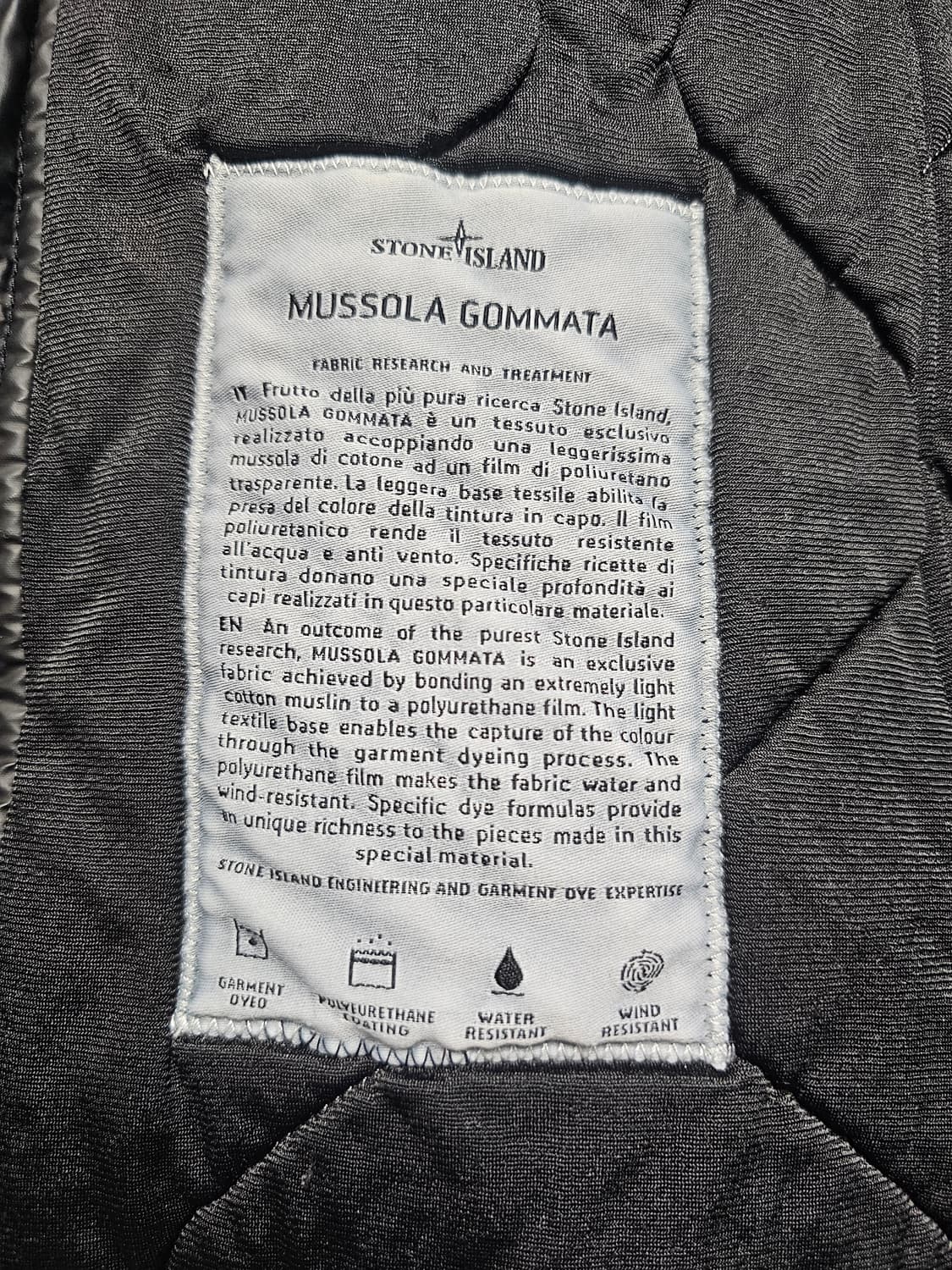 스톤아일랜드 무솔라 고마타 야상 자켓 상품이미지6