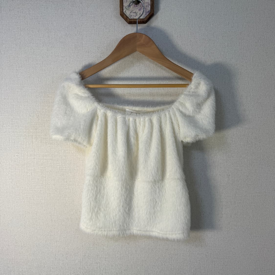 (새상품) 화이트 퍼프 반팔  상품이미지1