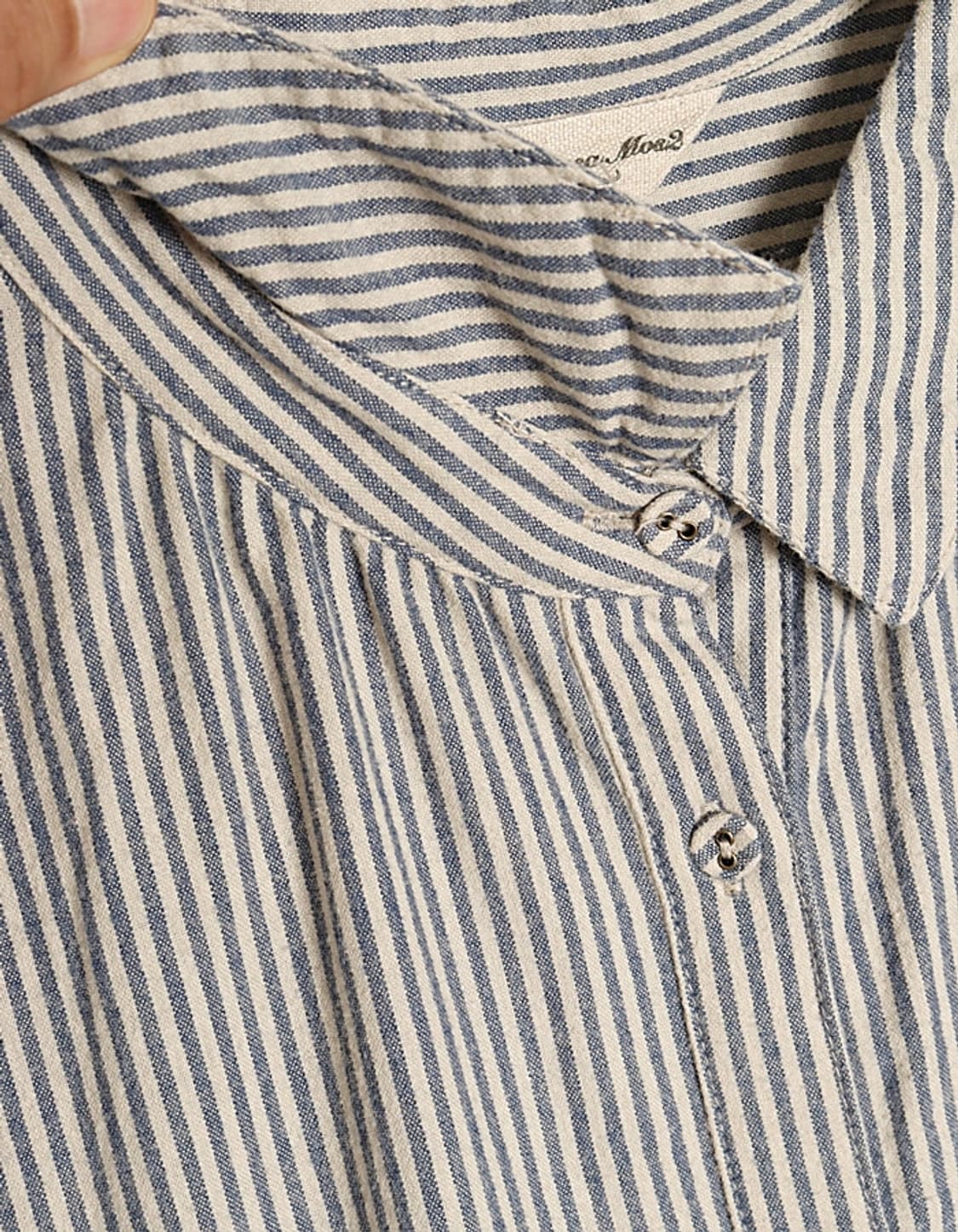 Samansa Mos2 Stripe Long Shirt 상품이미지3