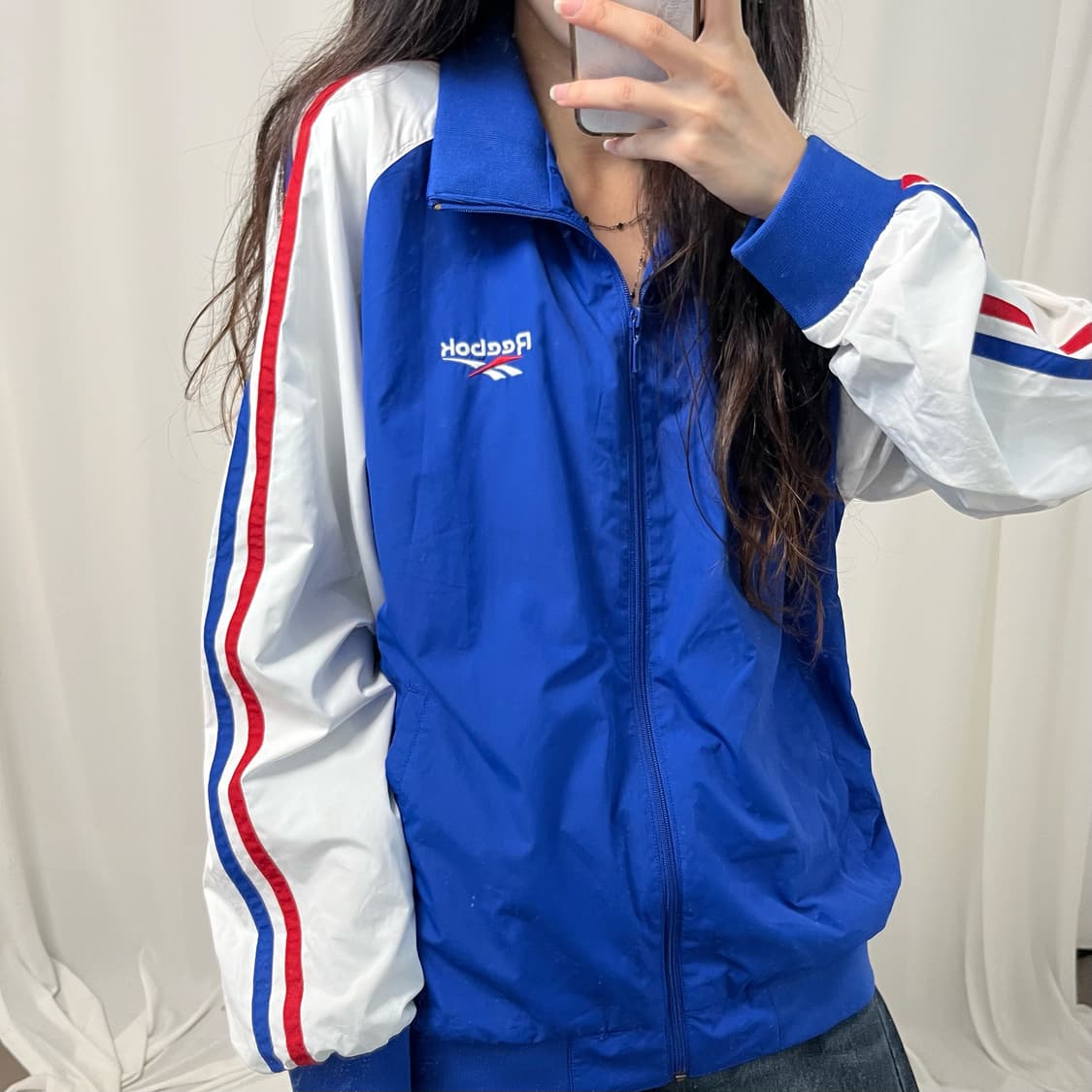 Reebok blue windbreaker 상품이미지3