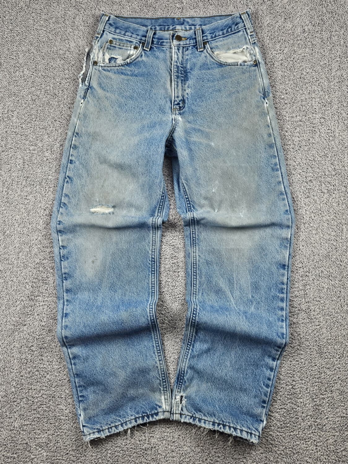 칼하트 헤비 플란넬 데님 워크 팬츠 ( 30 X 32 ) / 10377 상품이미지2