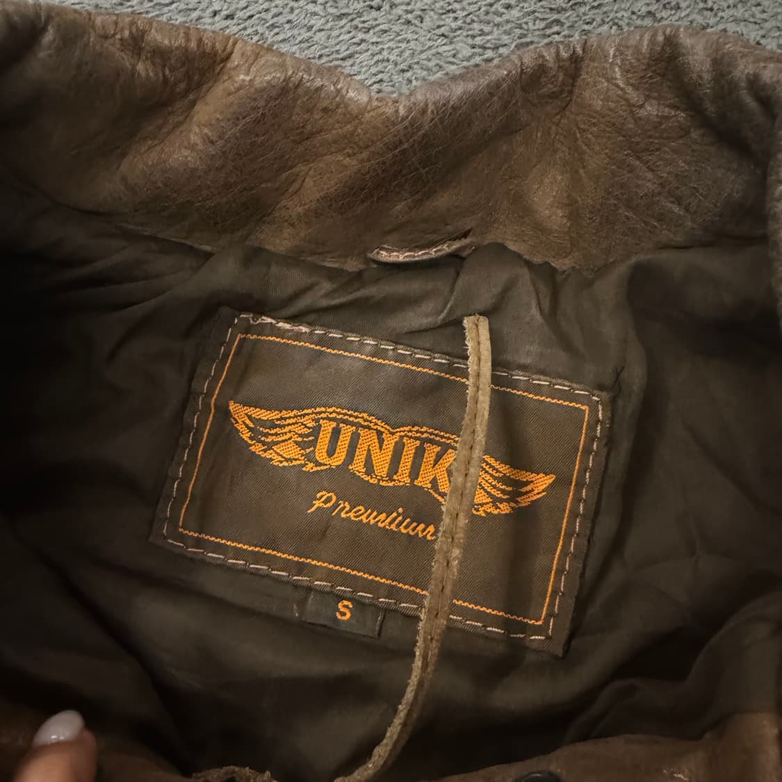 [ 정품/S ] UNIK 레더 스웨이드 웨스턴 셔츠 자켓 상품이미지5