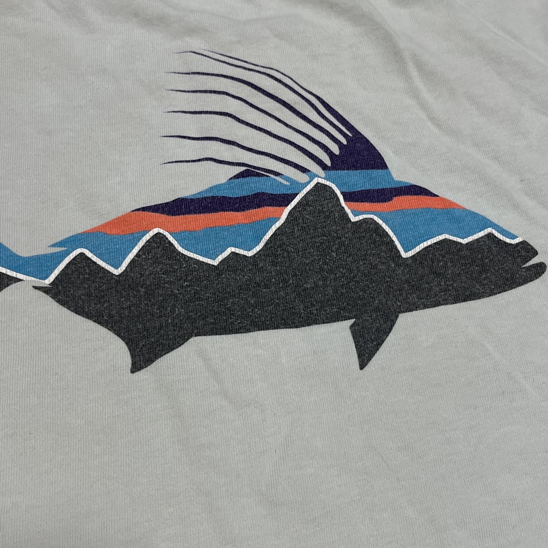 파타고니아 오가닉코튼T 가시고기 USA 상품이미지5