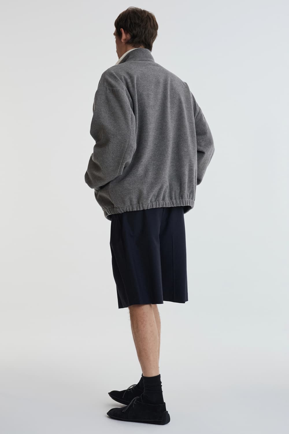 포터리 울캐시미어 하이넥 집업 자켓 2 상품이미지2