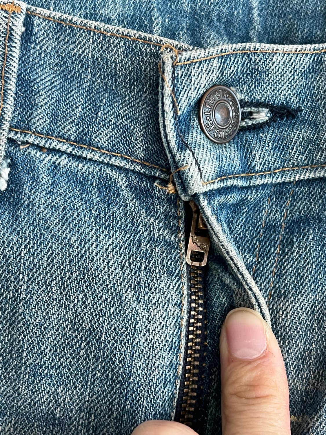 1970년대 오리지널 리바이스 빈티지 오렌지탭 646 상품이미지5