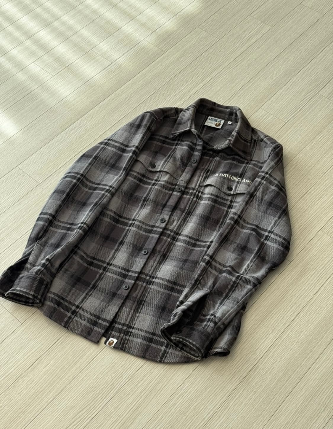 베이프 체크셔츠 자켓 판매합니디 상품이미지1