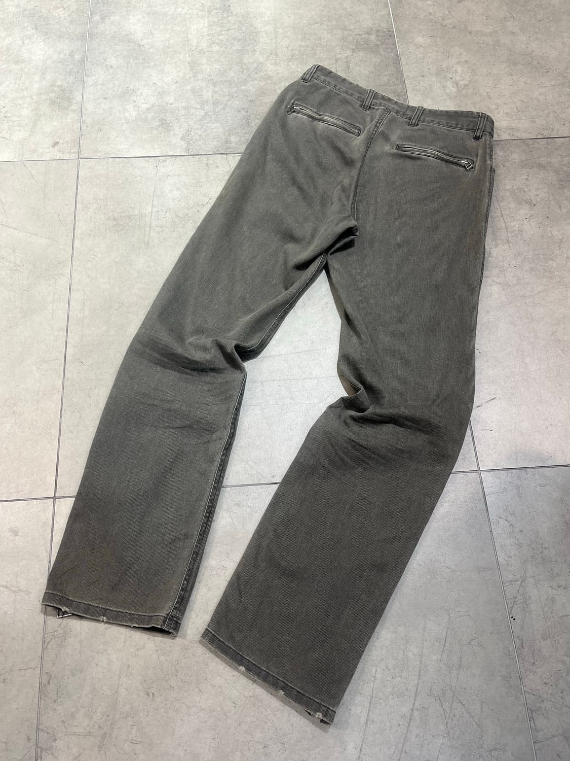 일본 빈티지 락펑크 락시크 지퍼 와이드 팬츠 상품이미지5