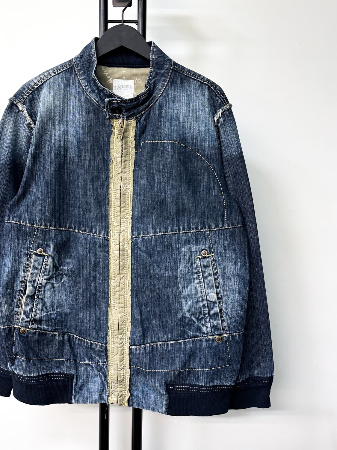 헨드릭스 Y2K 데님 집업 자켓 상품이미지2