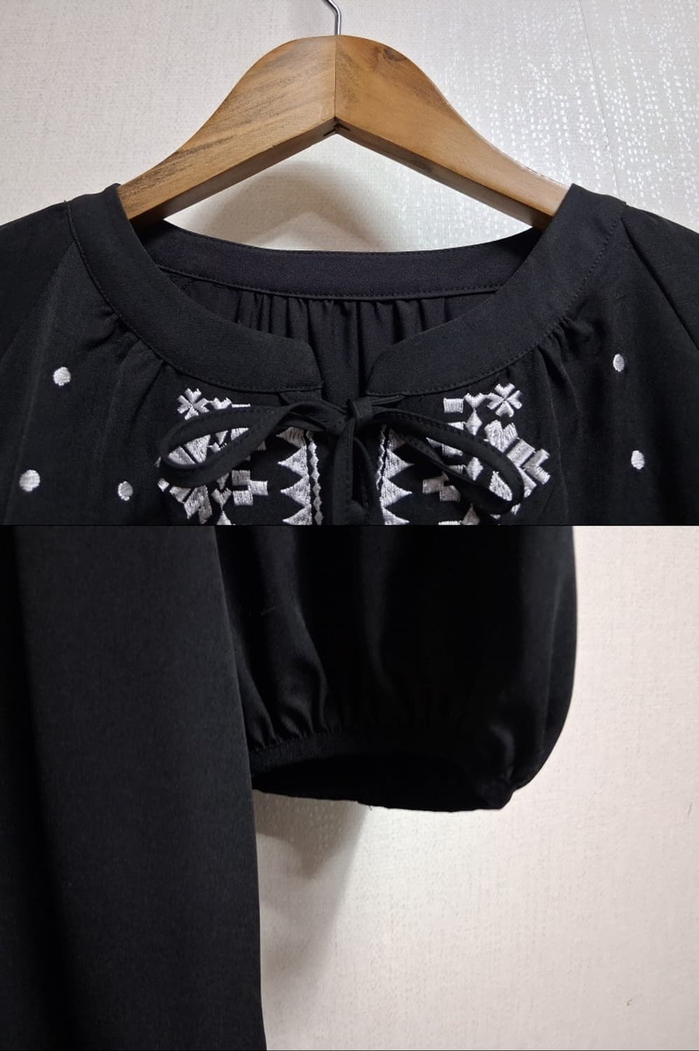 일본수입 Masamu Satami 검정 에스닉 오버핏롱원피스 7788새옷 상품이미지4