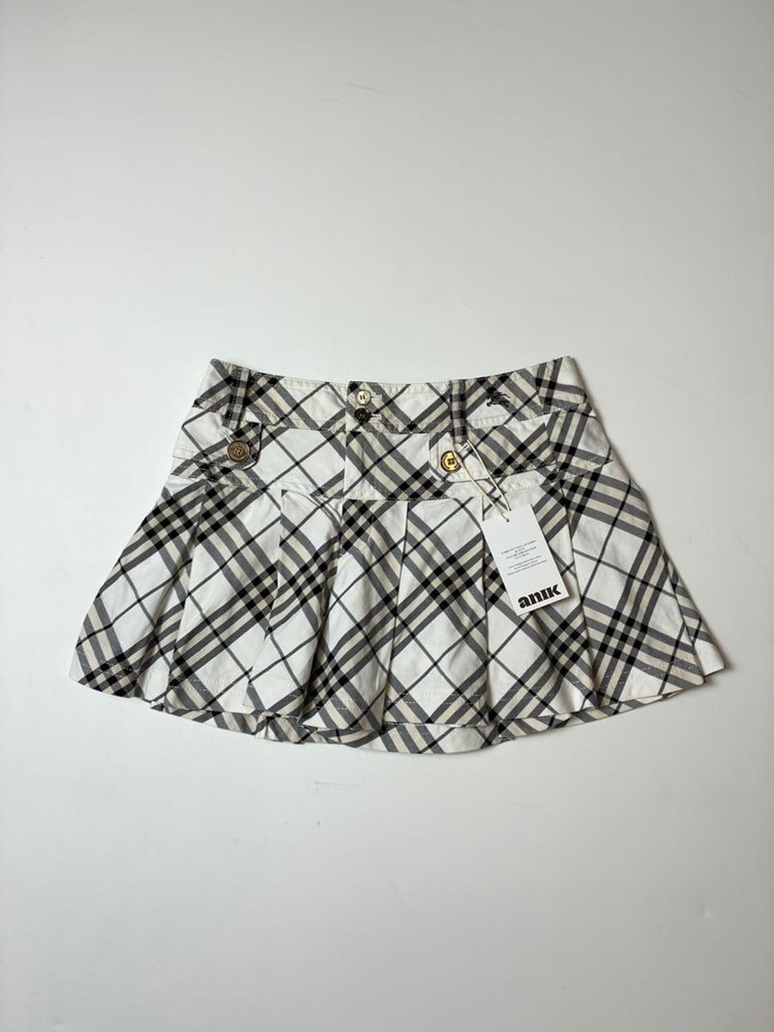 버버리 블루라벨 플리츠 미니 스커트 PN8344 상품이미지1