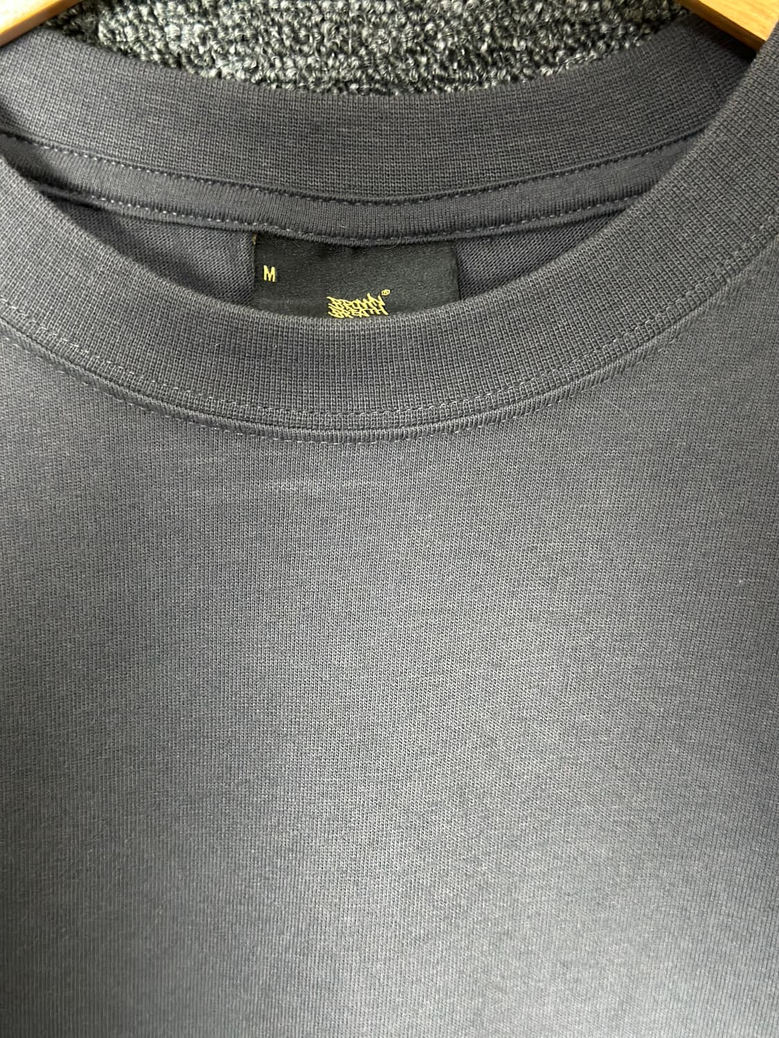 브라운브레스 프린팅 긴팔 티셔츠 M 차콜 상품이미지3