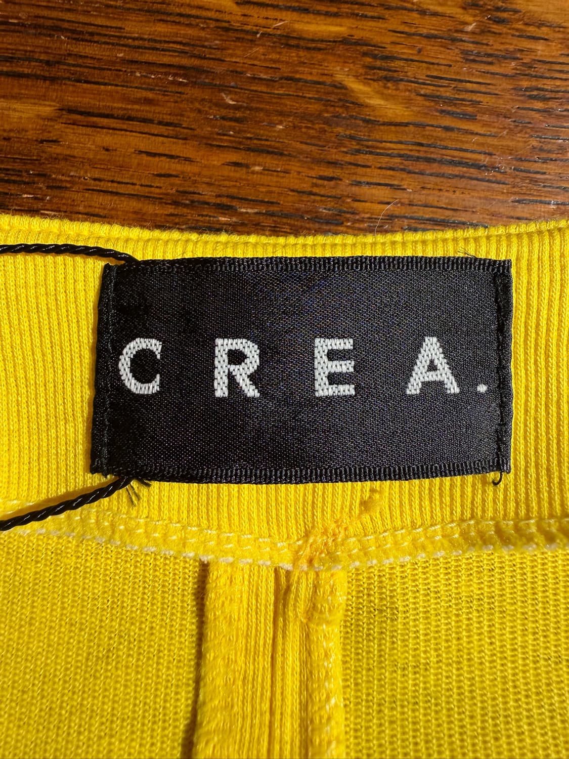 CREA Yellow Punched Tee (Made In Japan) 상품이미지7