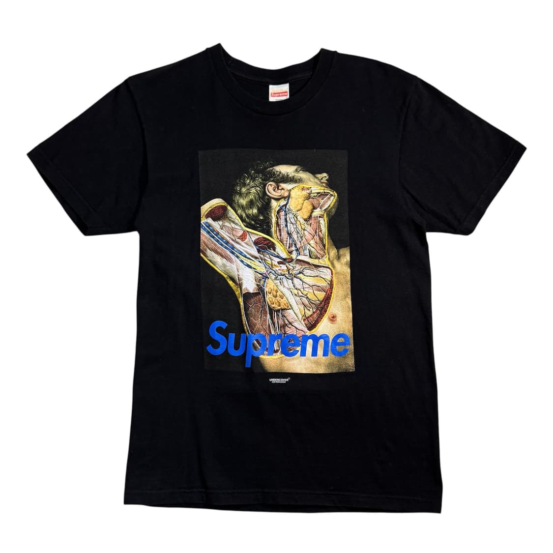 슈프림 X 언더커버 아나토미 해부학 티셔츠 블랙 상품이미지1