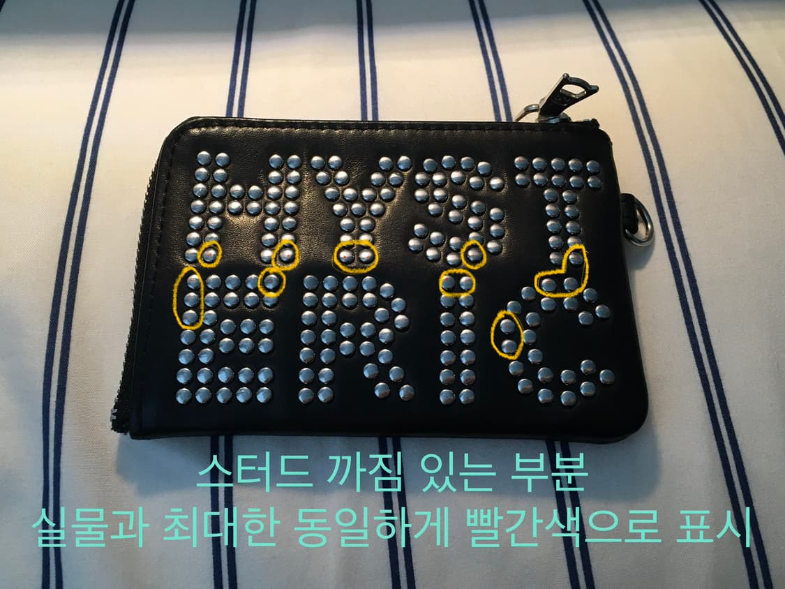 히스테릭글래머 로고 스터드 지갑 상품이미지9