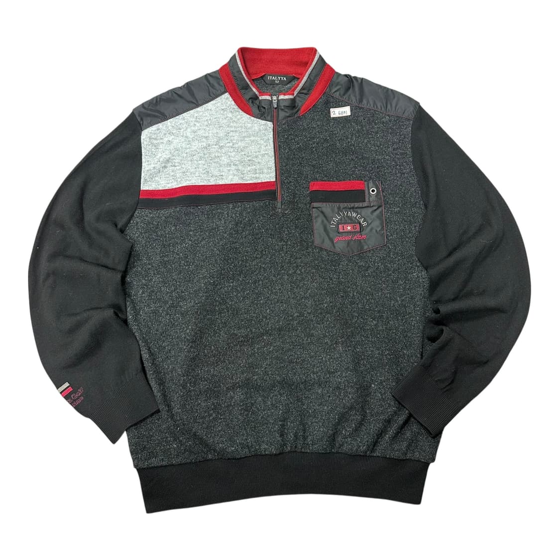 ✨ (바배) ITALYYA 반집업 니트 맨투맨 상품이미지1